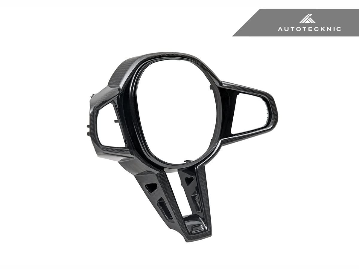 AutoTecknic LCI Carbon Steering Wheel Trim - G20/ G21 3-Series 2025-Up