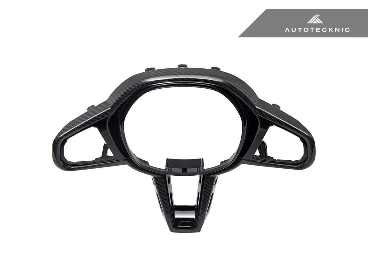AutoTecknic LCI Carbon Steering Wheel Trim - BMW G22/ G26 4-Series 2025-Up