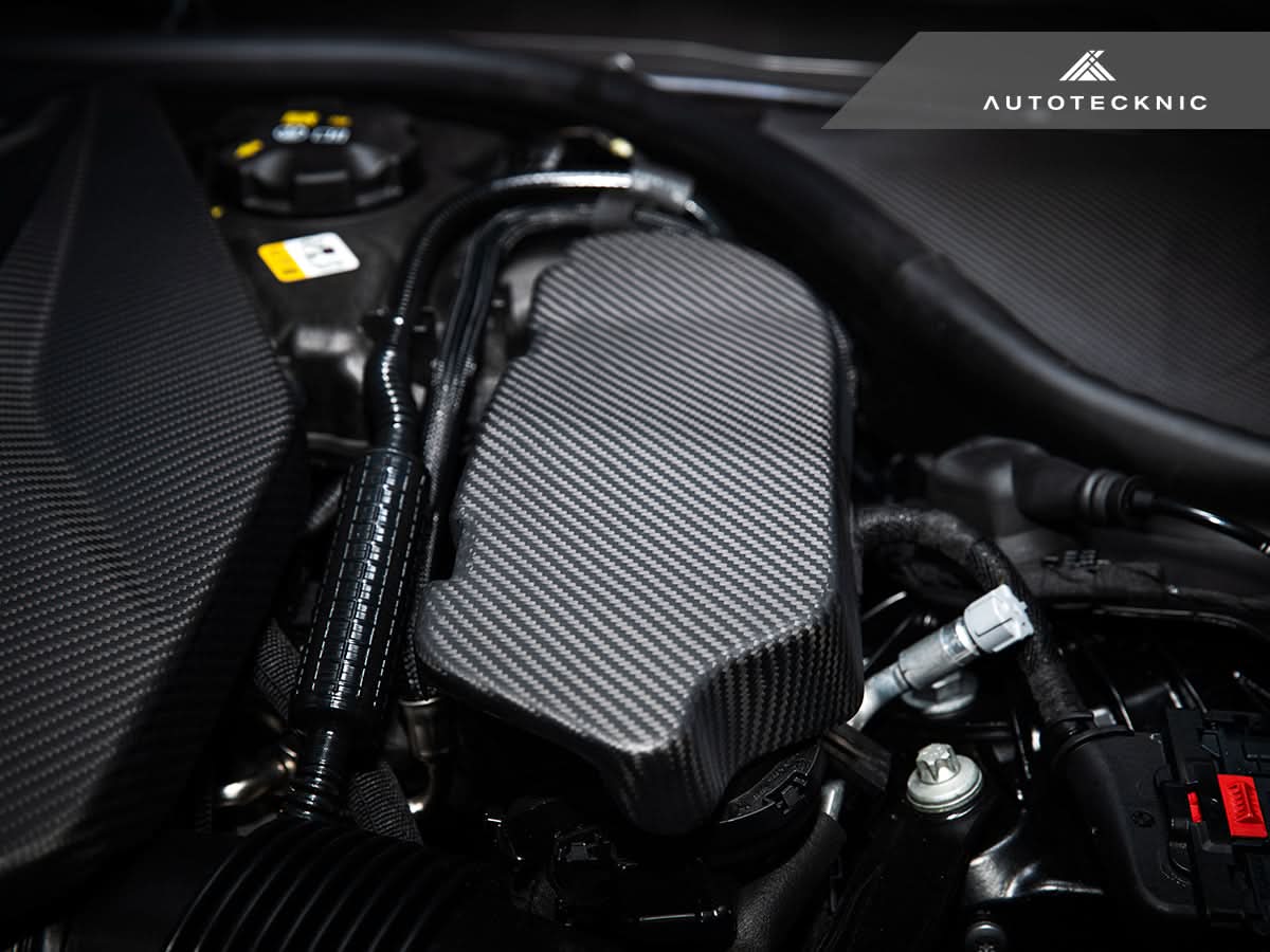 AutoTecknic Pre-Preg Carbon Engine Cover Extension Set - G90/ G99 M5