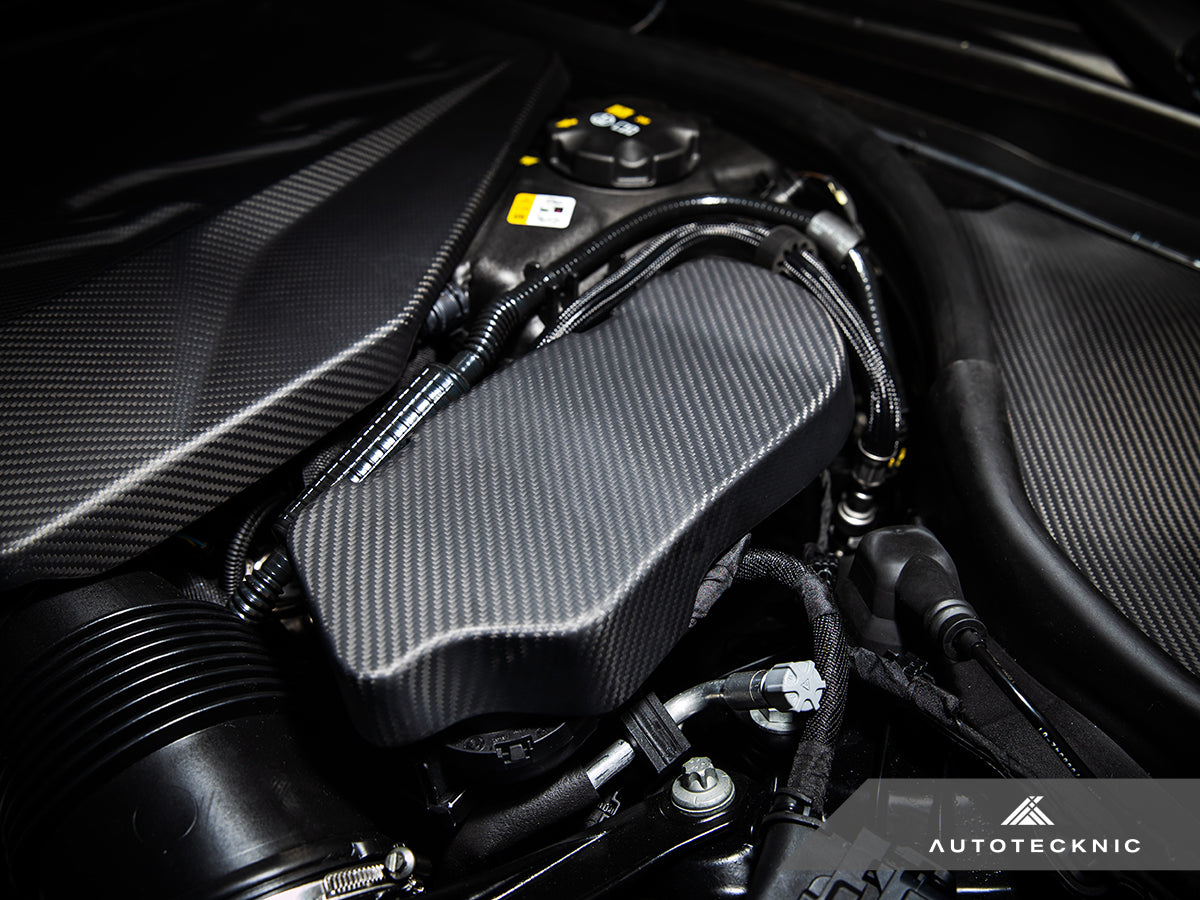 AutoTecknic Pre-Preg Carbon Engine Cover Extension Set - G90/ G99 M5
