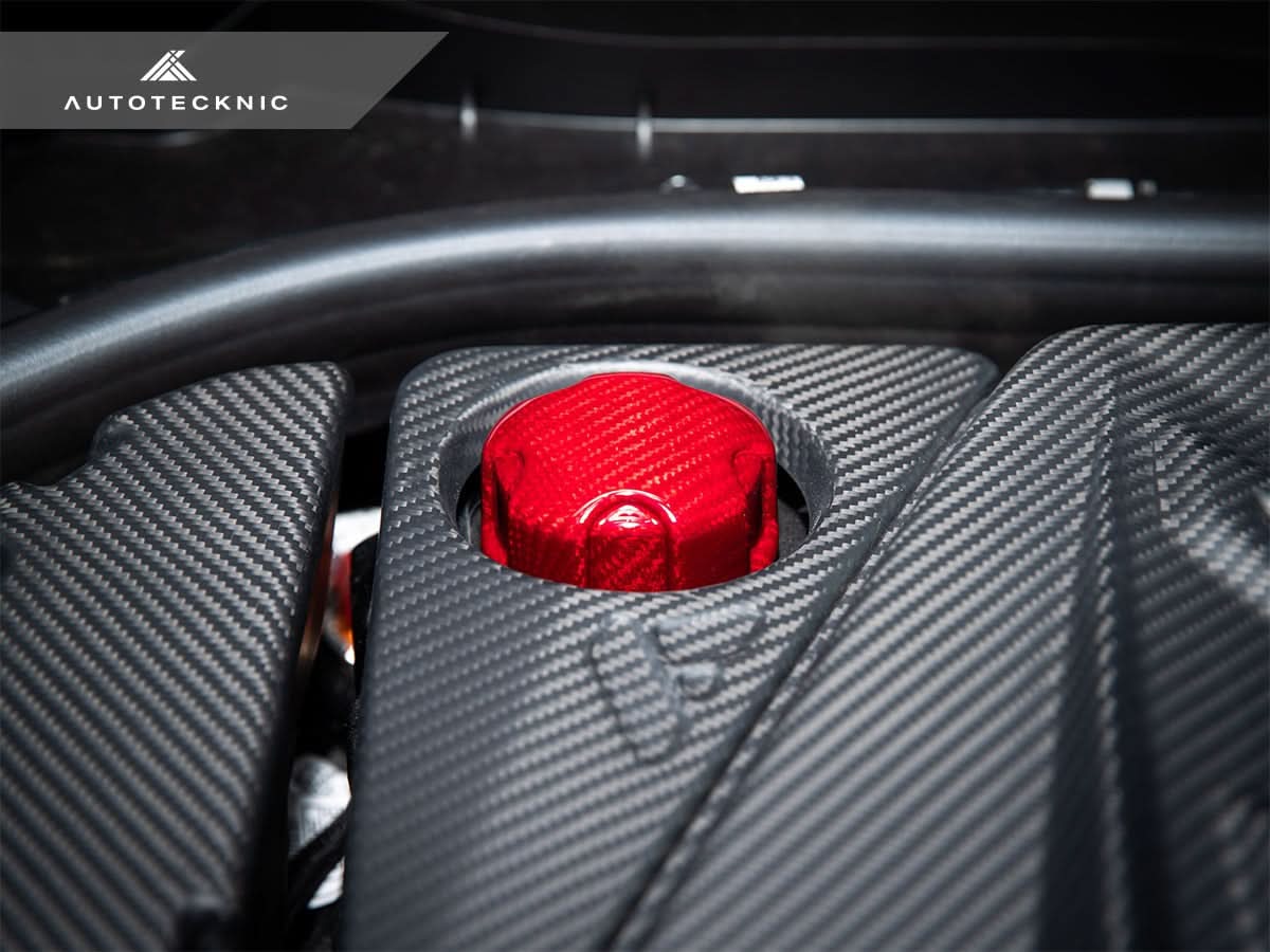AutoTecknic Dry Carbon Charge Cooler Tank Cap Cover - G01 X3 | G02 X4