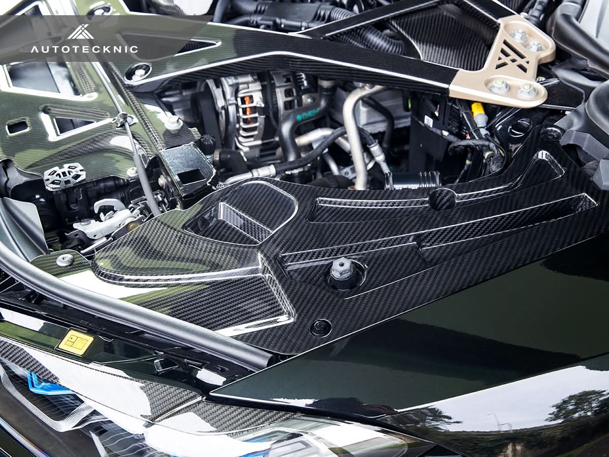 AutoTecknic Dry Carbon V2 Engine Bay Trim Set - BMW G80 M3 | G82/ G83 M4