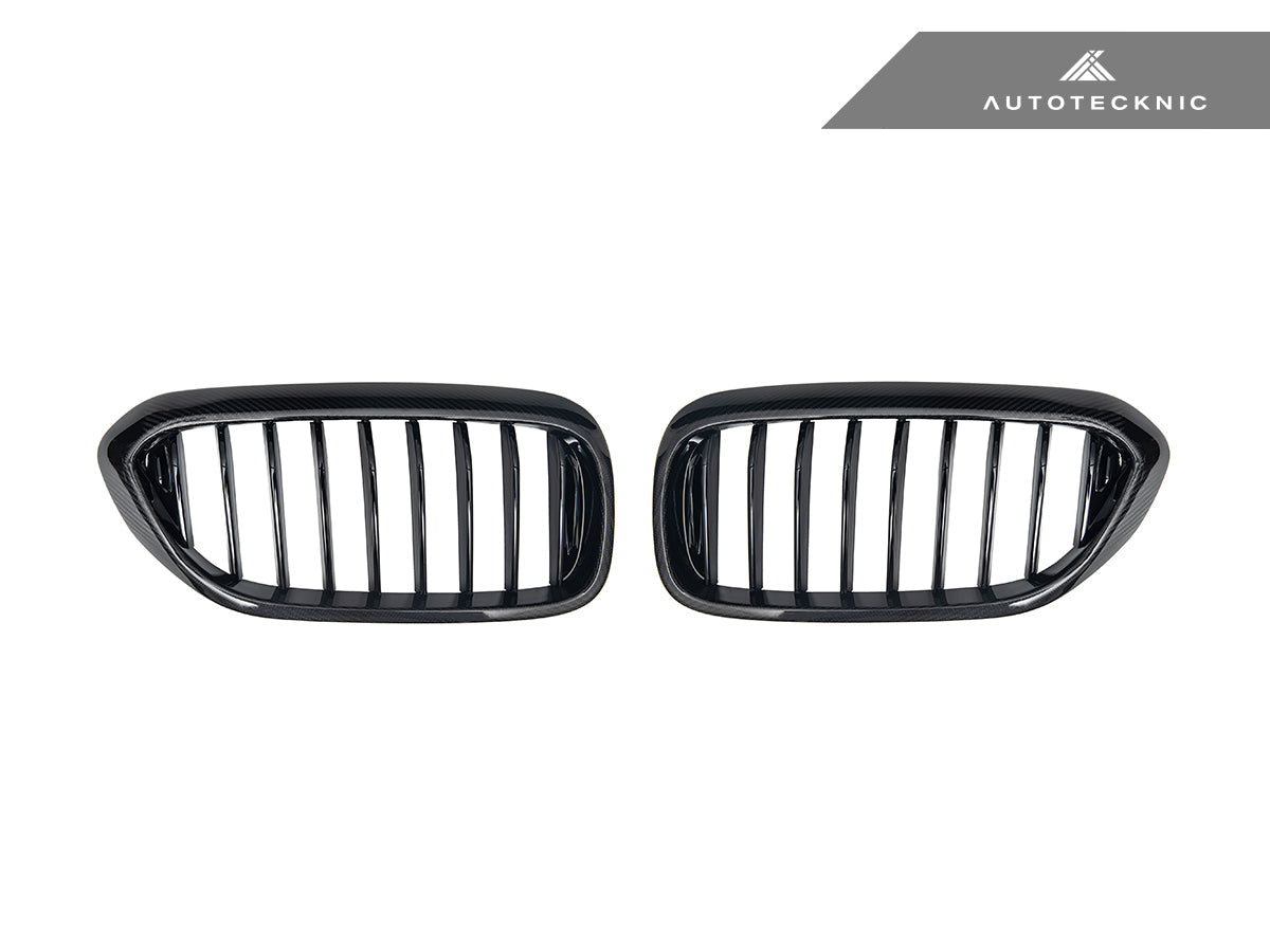 AutoTecknic Carbon Fiber Front Grille Set - G30 5-Series Pre-LCI