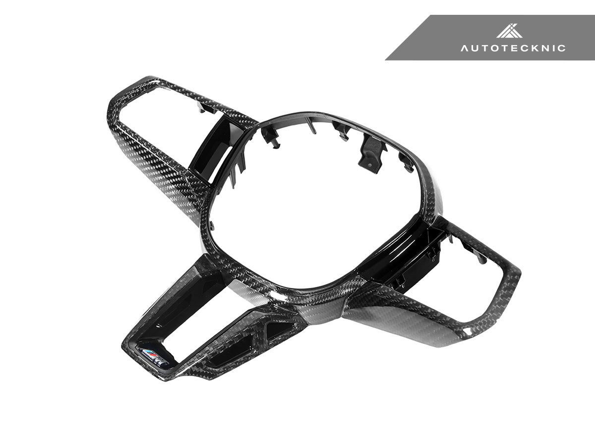 AutoTecknic Carbon Fiber Steering Wheel Trim - BMW G60/ G61 5-Series