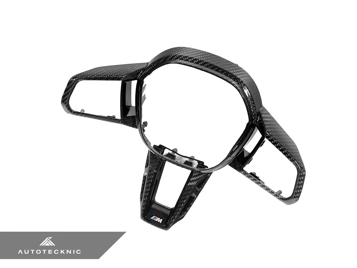 AutoTecknic Carbon Fiber Steering Wheel Trim - BMW G60/ G61 5-Series