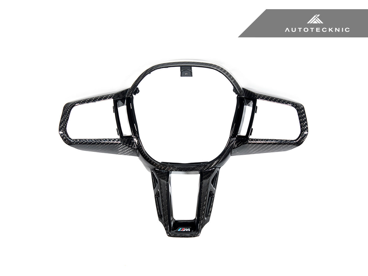 AutoTecknic Carbon Fiber Steering Wheel Trim - BMW G60/ G61 5-Series