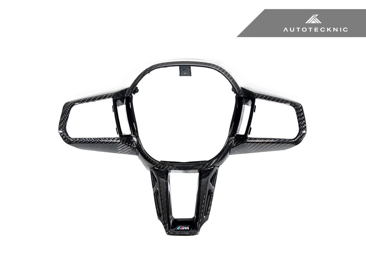 AutoTecknic Carbon Fiber Steering Wheel Trim - G45 X3 M-Sport