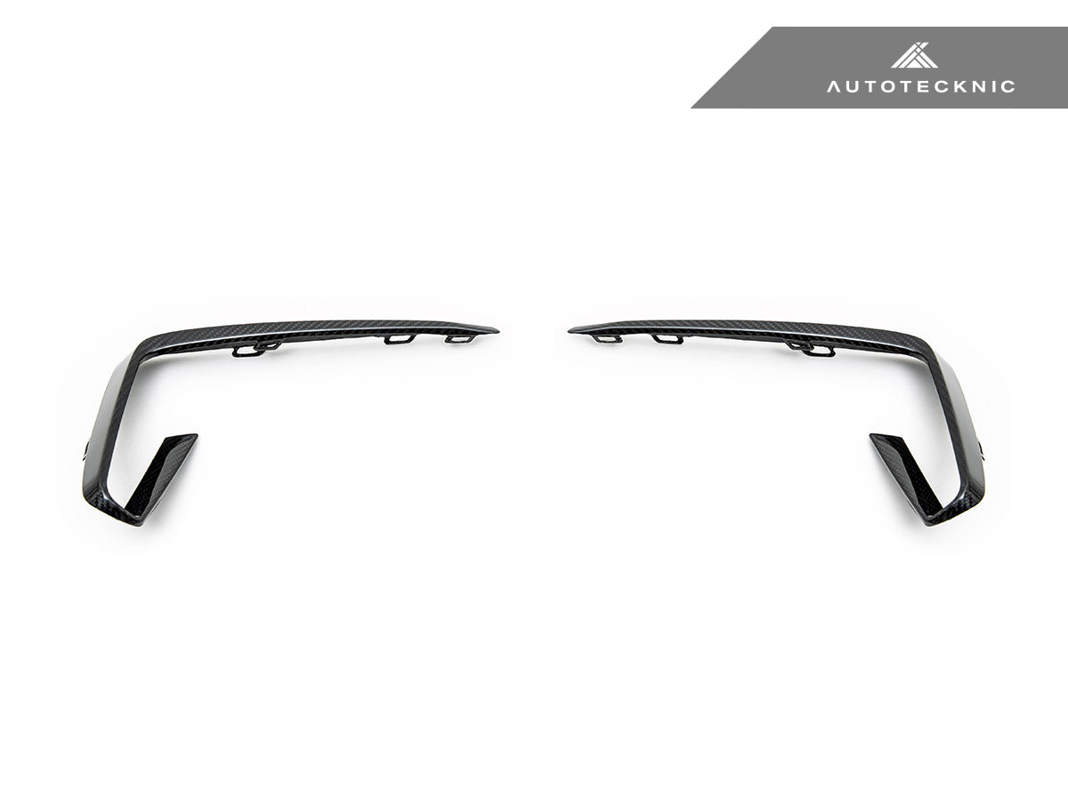 AutoTecknic Carbon Fiber Front Bumper Trim Set - G01 X3 | G02 X4 M40I Pre-LCI