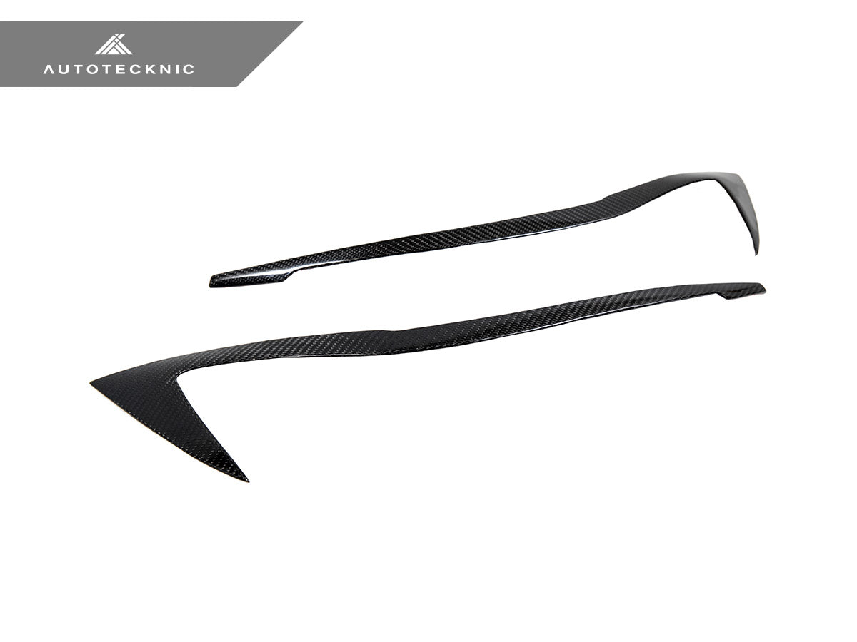 AutoTecknic Carbon Fiber Headlight Trim Set - G20 3-Series Pre-LCI