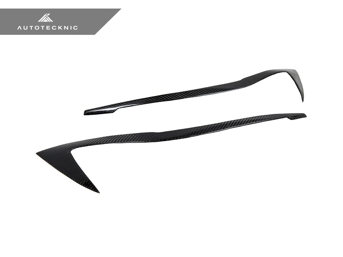 AutoTecknic Carbon Fiber Headlight Trim Set - G20 3-Series Pre-LCI