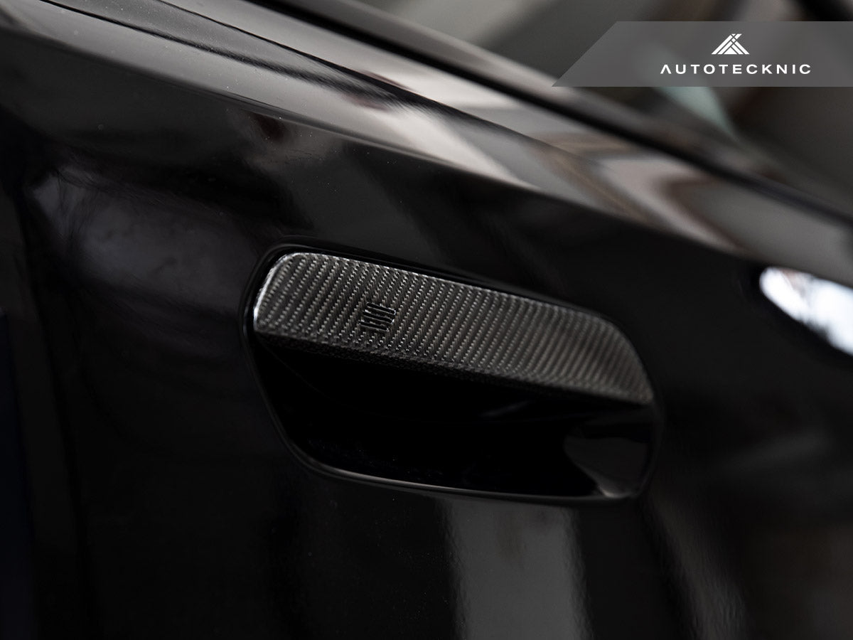 AutoTecknic Dry Carbon Door Handle Trim Set - G87 M2