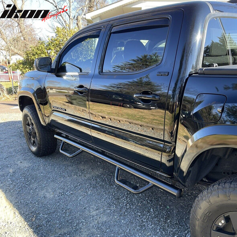 2005-2022 Toyota Tacoma Double/Crew Cab Running Boards Step Nerf Bars