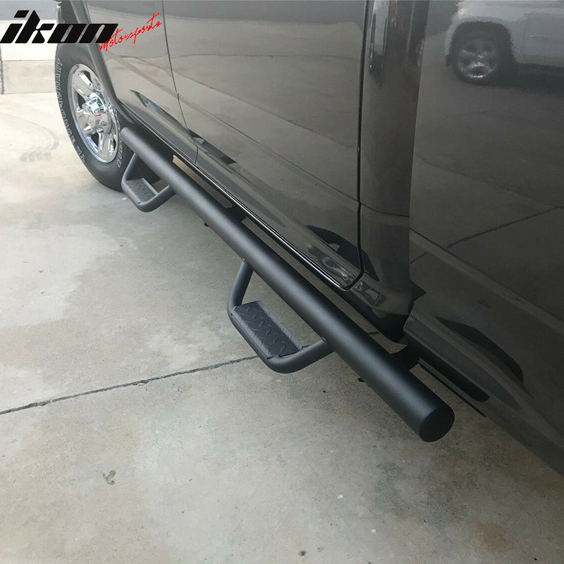 2009-2018 Dodge Ram 1500 2500 3500 Quad Cab Black Running Boards