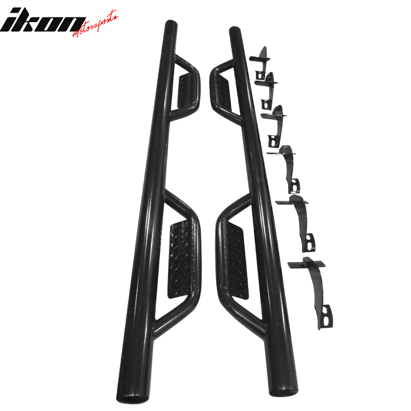 2009-2018 Dodge Ram 1500 2500 3500 Quad Cab Black Running Boards