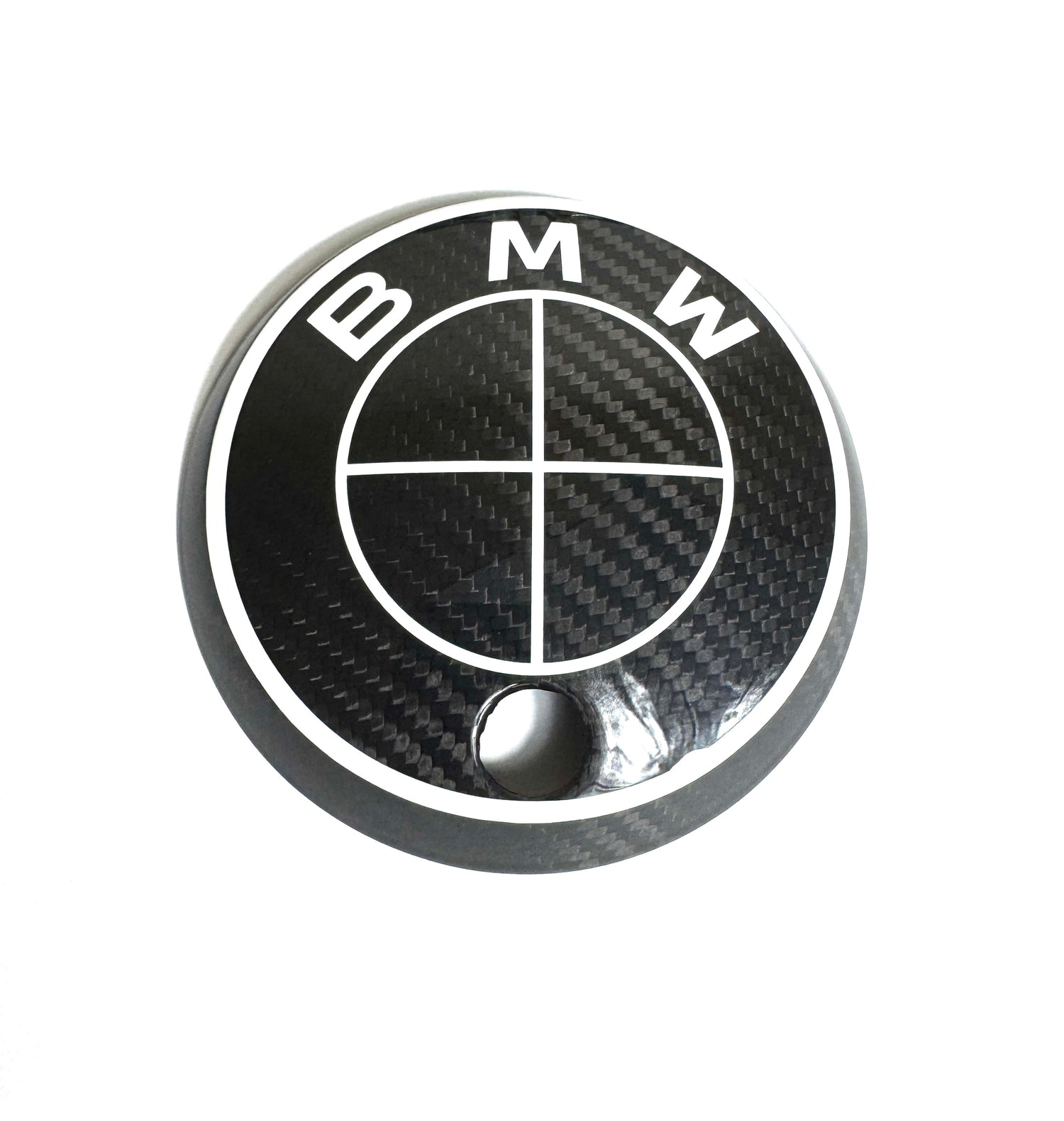 BMW Roundel Emblem Covers - Full Carbon Fiber