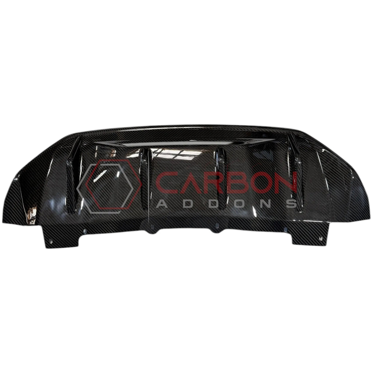 2024+ S650 Mustang Real Carbon Fiber Rear Diffuser