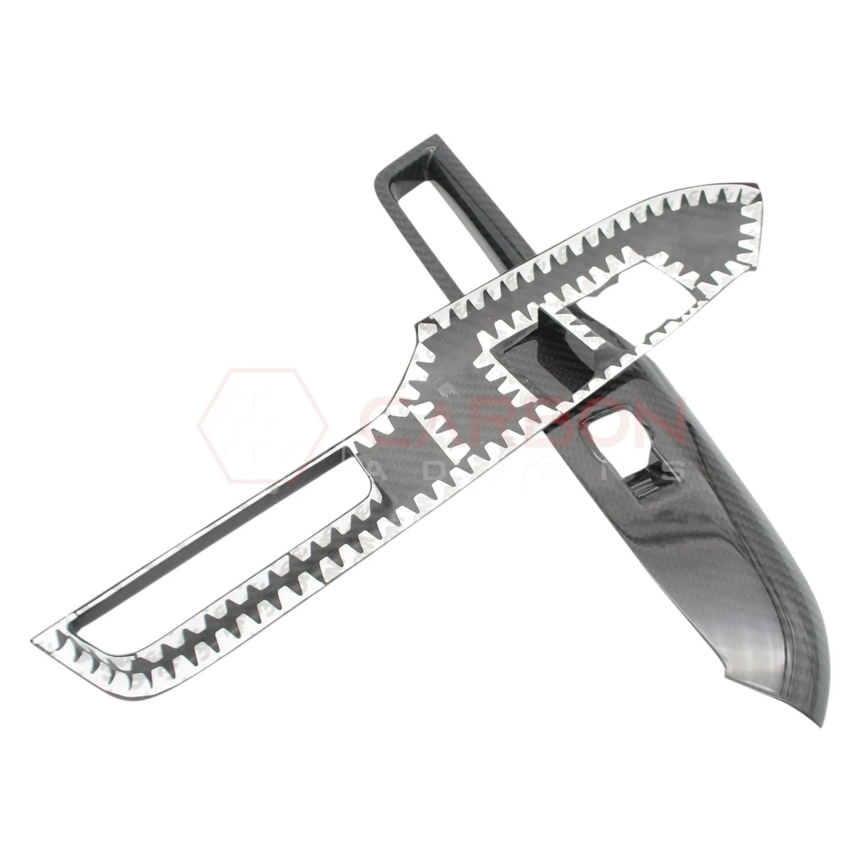 2024+ S650 Mustang Hard Carbon Fiber Window Switch Control Trim Cover | V2