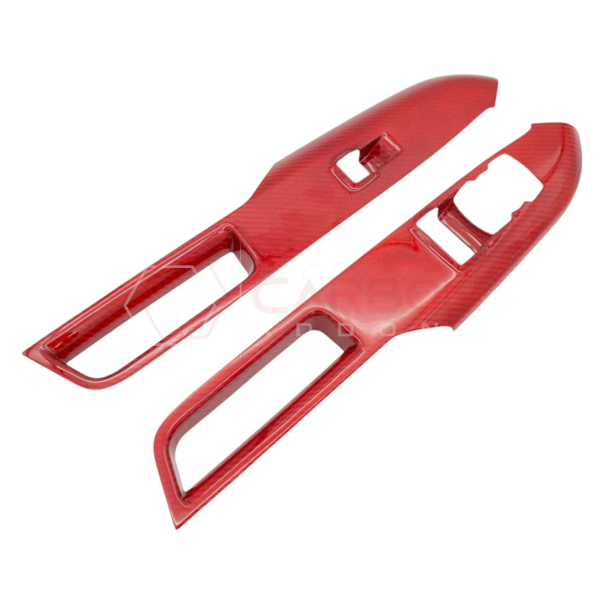 2024+ S650 Mustang Hard Carbon Fiber Window Switch Control Trim Cover | V2