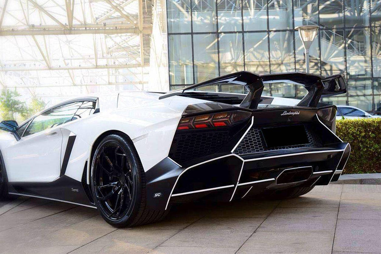 2011-2022 Lamborghini Aventador LP700 LP750 LP740 LP720 LP780 Coupe Roadster DC Style Carbon Fiber Trunck Spolier