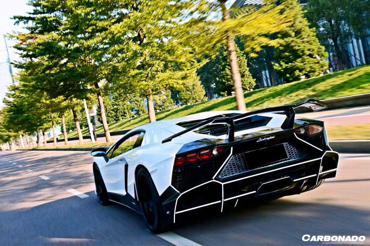 2011-2022 Lamborghini Aventador LP700 LP750 LP740 LP720 LP780 Coupe Roadster DC Style Carbon Fiber Trunck Spolier