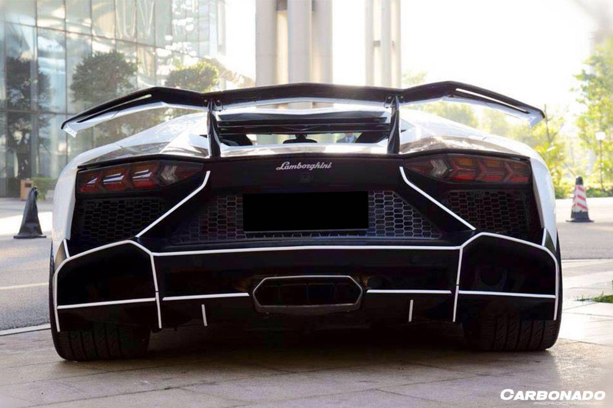 2011-2022 Lamborghini Aventador LP700 LP750 LP740 LP720 LP780 Coupe Roadster DC Style Carbon Fiber Trunck Spolier