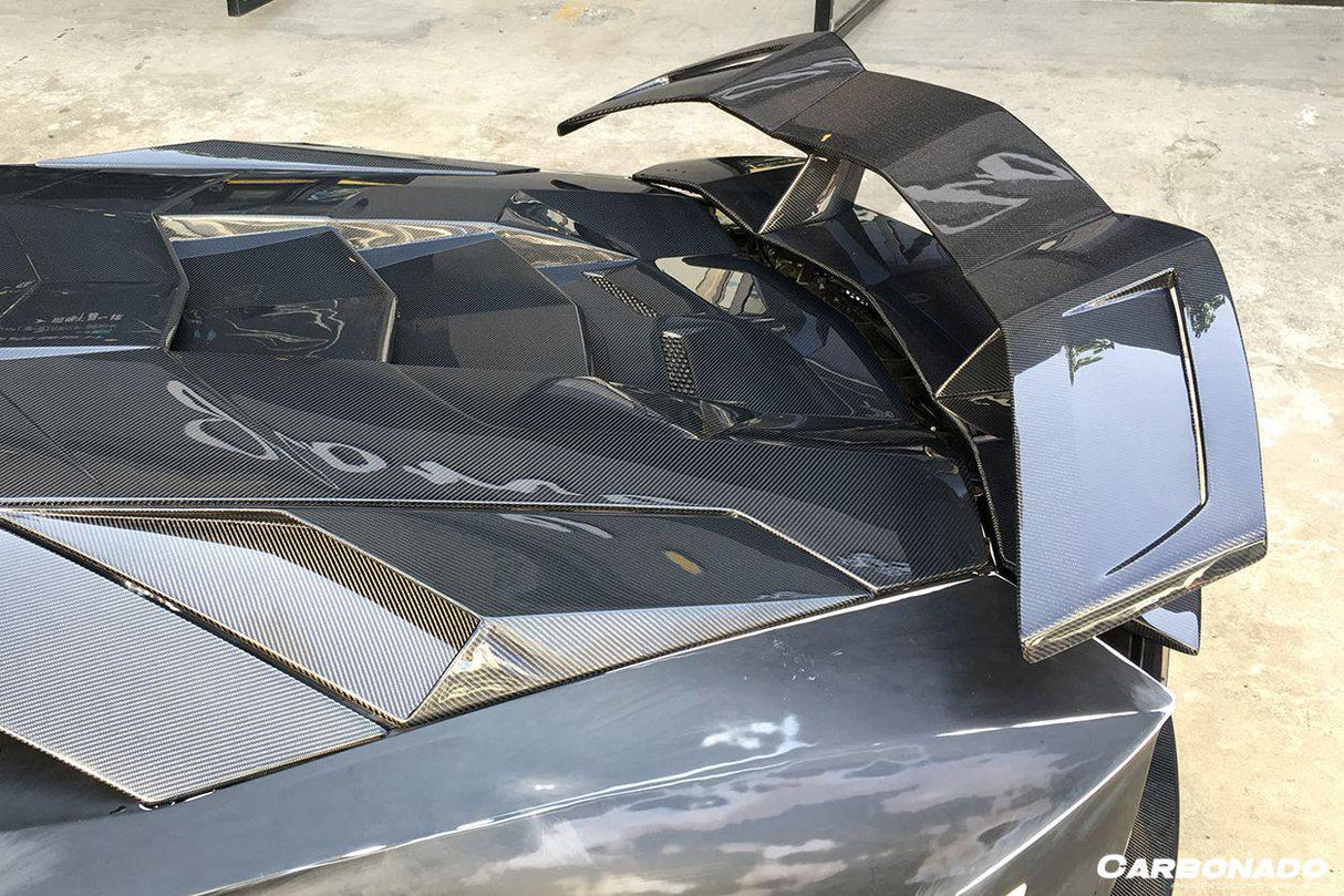 2011-2022 Lamborghini Aventador LP700 LP750 LP740 LP720 LP780 Coupe Roadster DC Style Carbon Fiber Trunck Spolier
