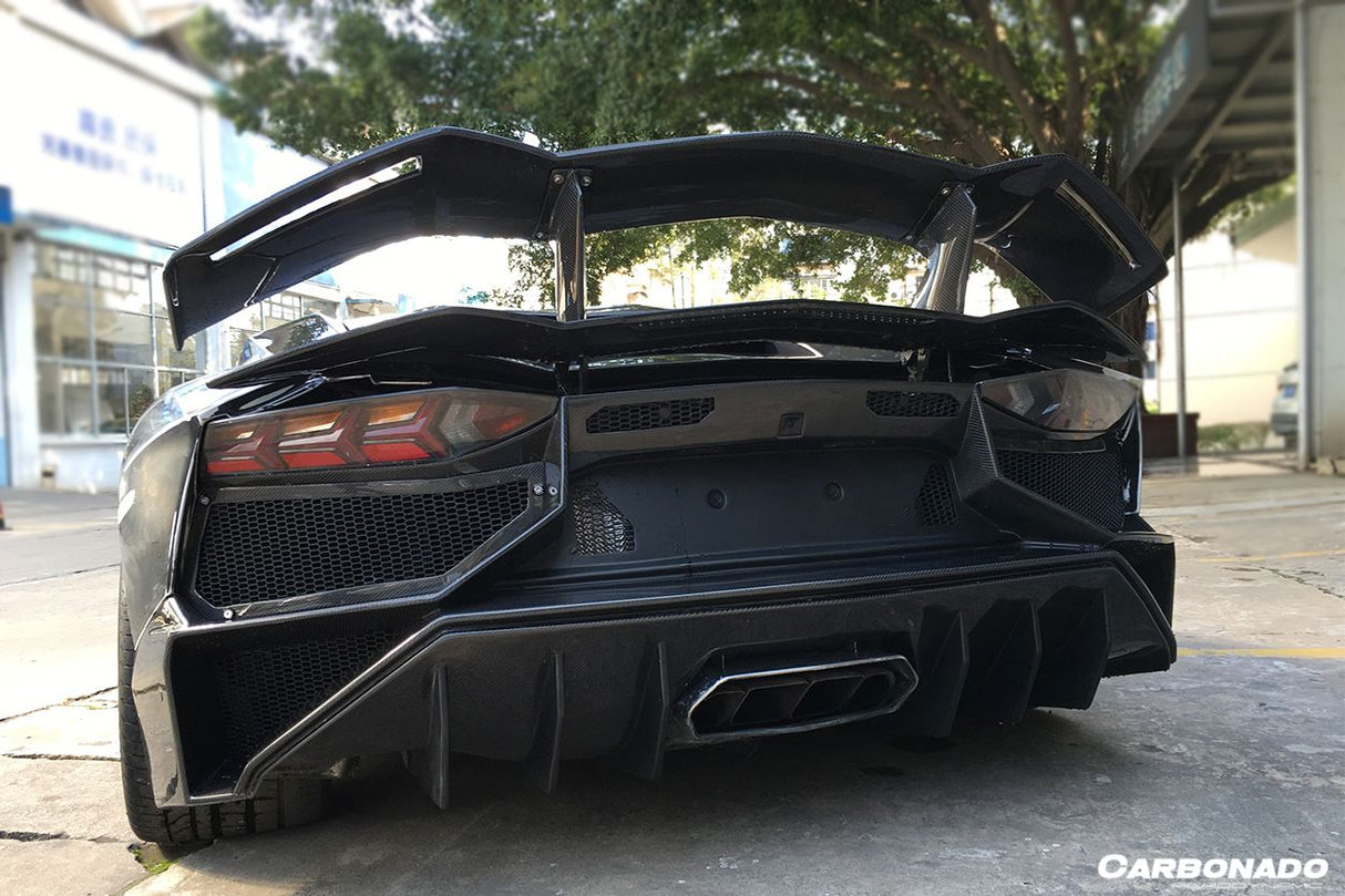 2011-2022 Lamborghini Aventador LP700 LP750 LP740 LP720 LP780 Coupe Roadster DC Style Carbon Fiber Trunck Spolier