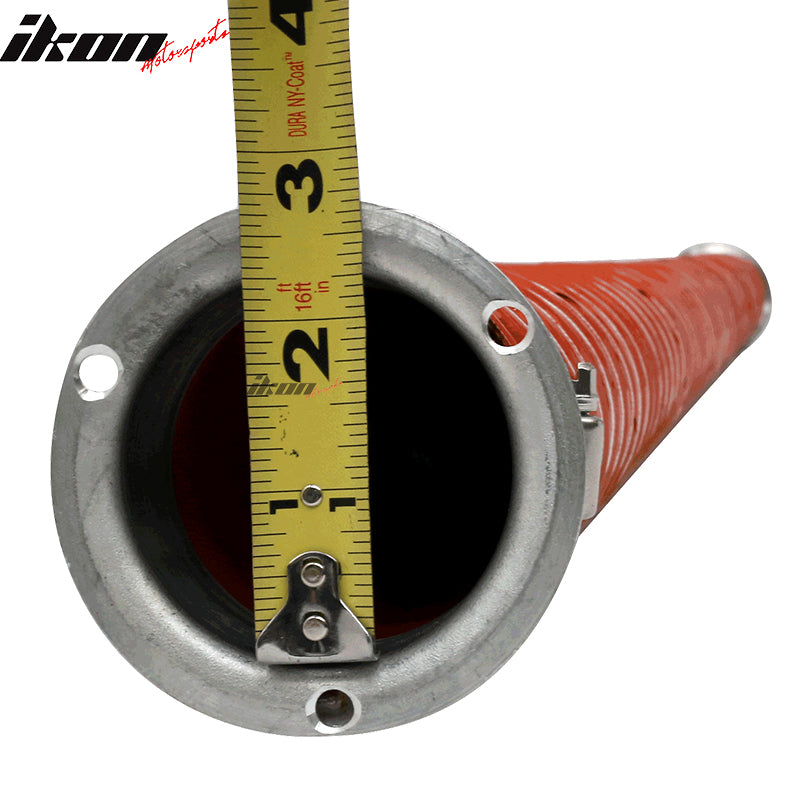 2.5X40" 2PC Brake Cooling Dual Layerinsulation Hose Flange Aluminum