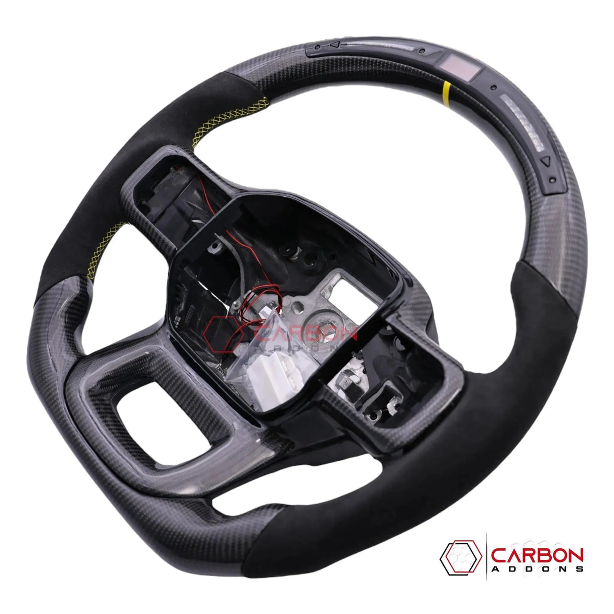 F150 2021-2024 Custom Heated Carbon Fiber Steering Wheel