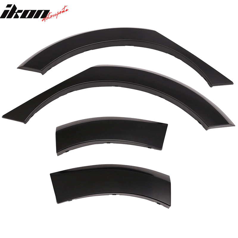 2016-2021 Honda Civic Unpainted Rear Fender Flares Wheel Cover ABS