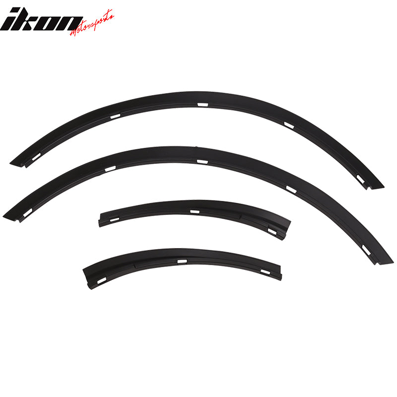 2016-2021 Honda Civic Unpainted Rear Fender Flares Wheel Cover ABS