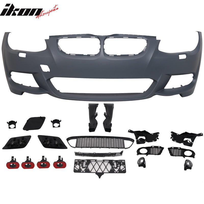 2011-2013 BMW E92 LCI M-T Msport Front Bumper Cover + Fog Lamps