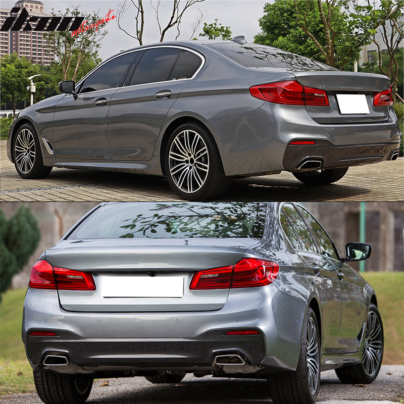 2017-2020 BMW G30 5 Series Sedan 4DR M-Tech Style Rear Bumper Cover