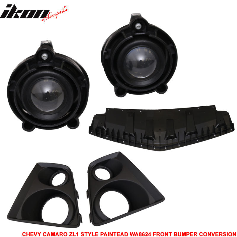 Fits 10-13 Chevy Camaro ZL1 Front Bumper Olympic White - PP