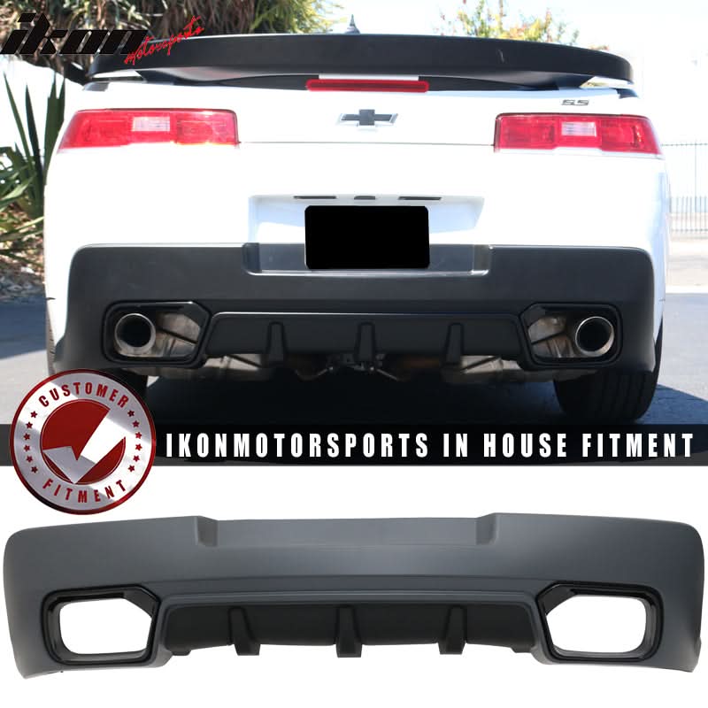 Fits 14-15 Camaro Front&Rear Bumper w/ Foglights&Front Lip&Grille