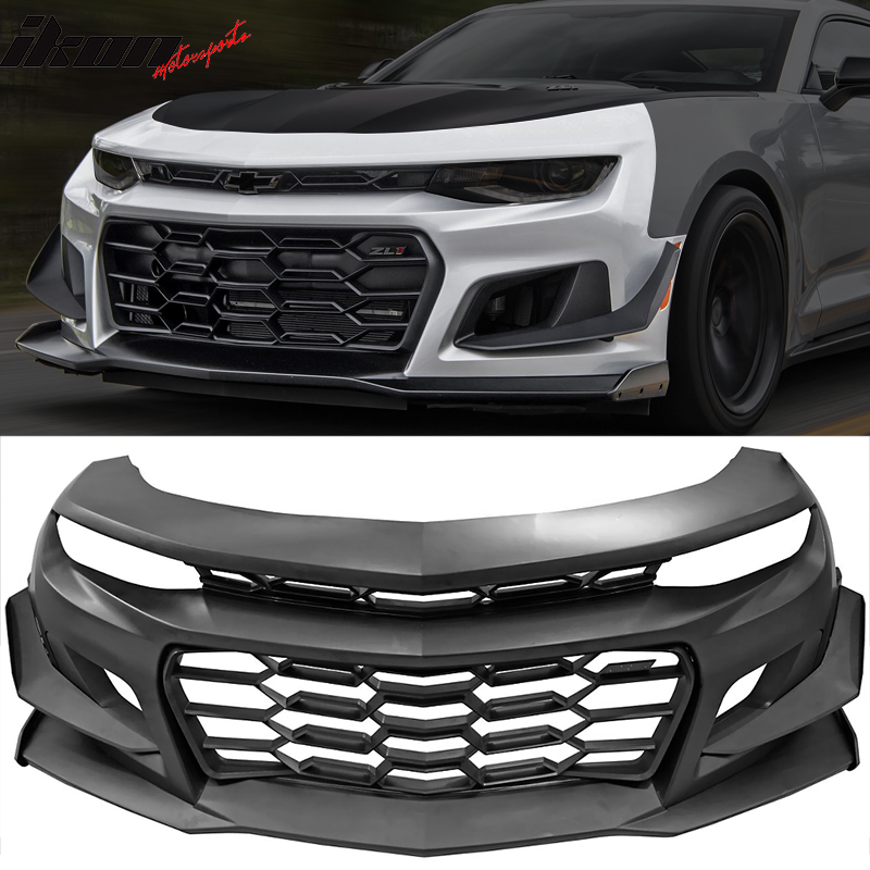 2016-2024 Chevy Camaro 1LE Style Front Bumper & Factory Rear Diffuser