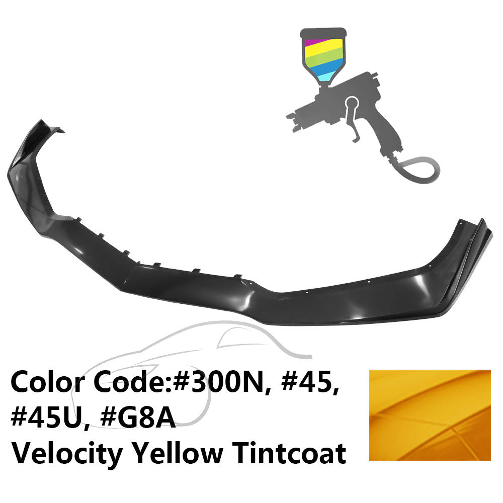 2014-2019 Chevy Corvette C7 ZR1 Style Painted Front Bumper Lip PP