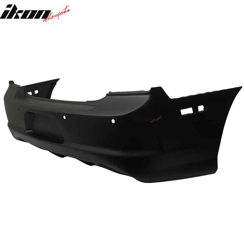 2011-2014 Dodge Charger Unpainted Black Rear Bumper Conversion PP