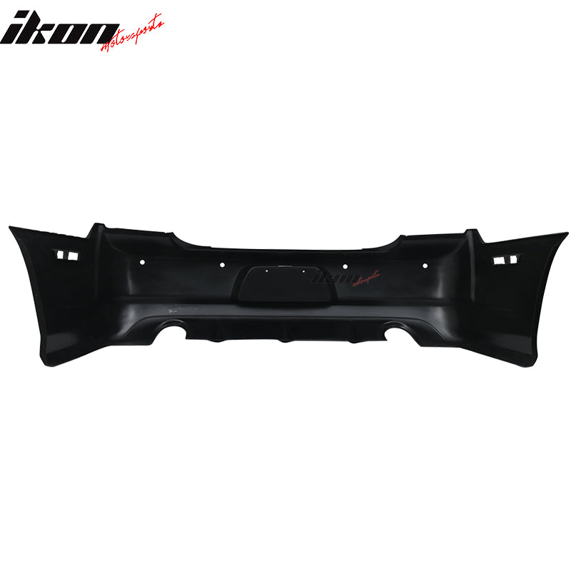 2011-2014 Dodge Charger Unpainted Black Rear Bumper Conversion PP