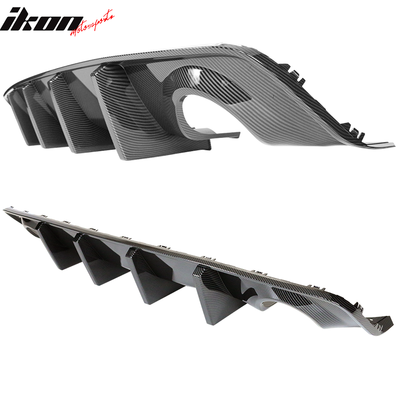 2015-2023 Dodge Charger Standard Sedan CFL Rear Bumper Diffuser PP