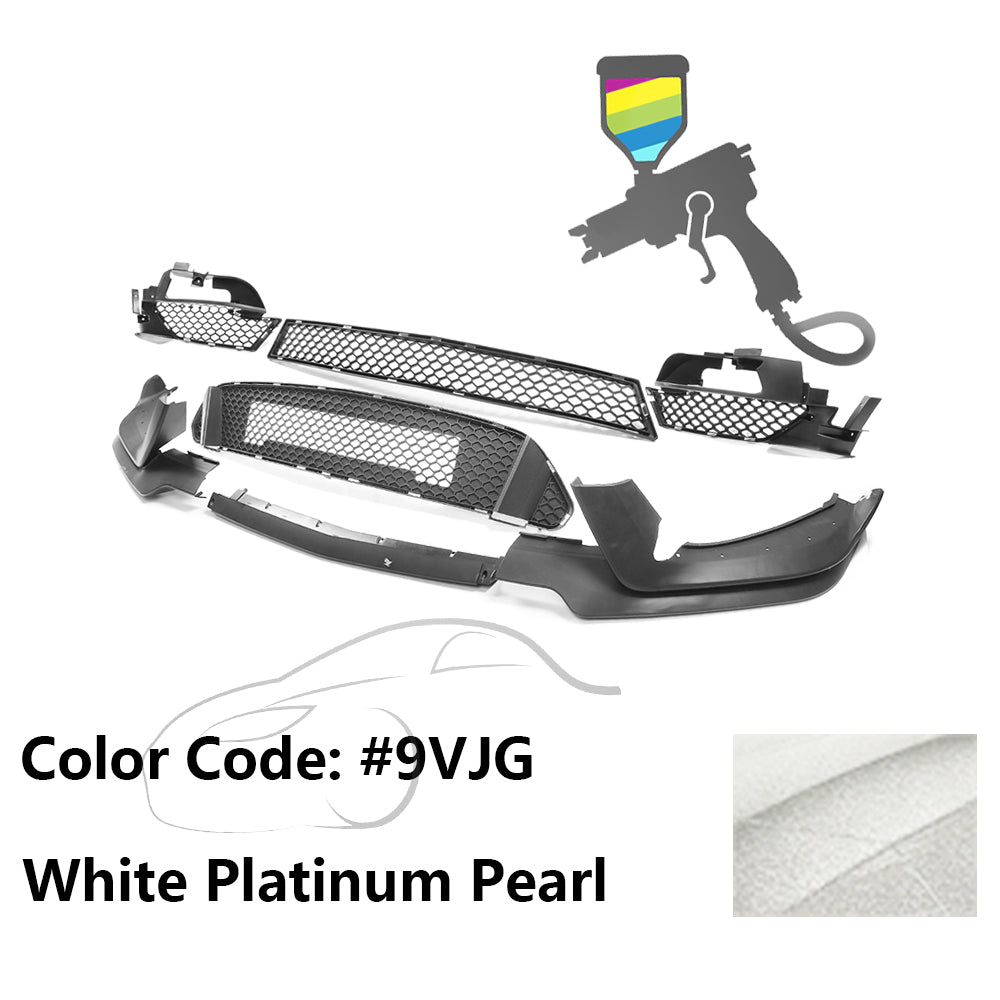 2015-2017 Ford Mustang Front Lip Grille Fog Light Cover PP
