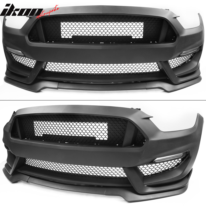 2015-2017 Ford Mustang GT350 Style Front Bumper Conversion Full Set