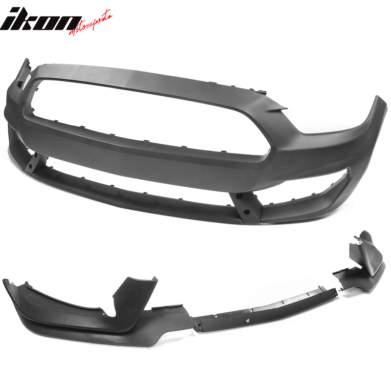2015-2017 Ford Mustang GT350 Style Front Bumper Conversion Full Set