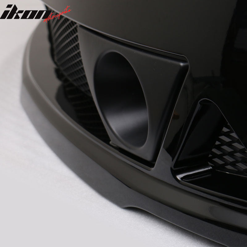 2006-2011 Honda Civic Mug Style Paint Crystal Black Pearl Front Bumper