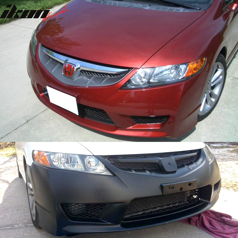 2006-2011 Honda Civic Type R Unpainted Front Bumper Cover PP