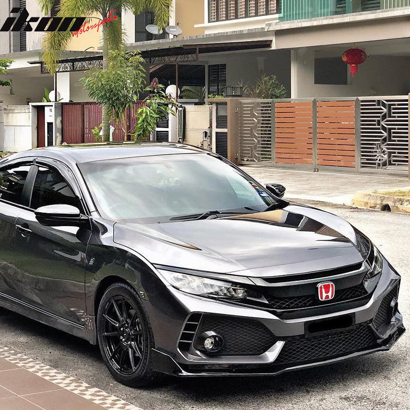 2016-2018 Honda Civic Type-R Front Bumper & Lip Gloss & DRL Light