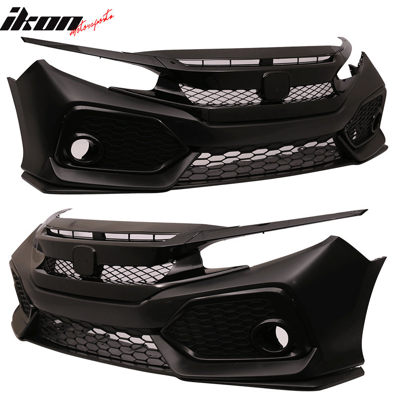 2016-2021 Honda Civic Si Sedan Coupe OE Front Bumper &R Grille