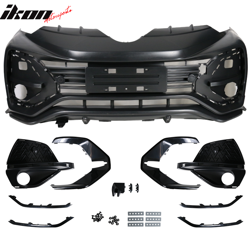 2018-2019 Toyota C-HR H Style Unpainted Front Bumper Cover PP