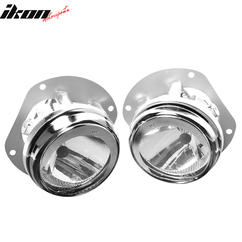 2007-2009 Benz E Class W211 AMG Style Chrome Housing Fog Lights Lamps