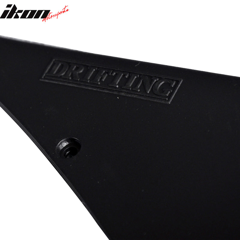 Universal Front Bumper Lip Fins Spoiler Canards Valence Chin 4 PC
